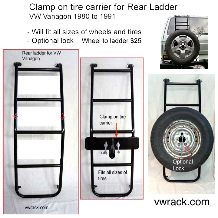 Vanagon tire carrier rack